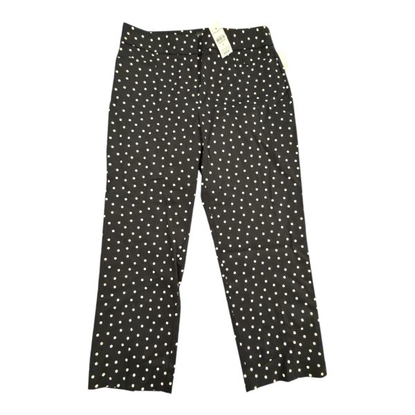 Pants Cropped By Ann Taylor In Polkadot Pattern, Size:8 Cheap