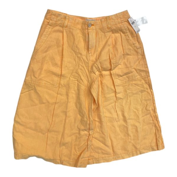 Pants Cropped By Pilcro In Orange, Size:6 For Cheap