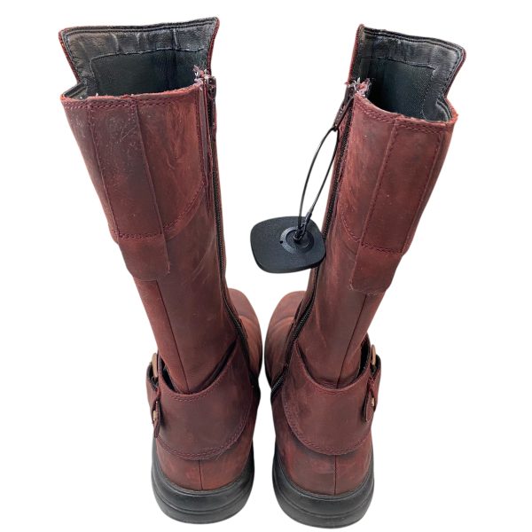 Boots Mid-calf Flats By Merrell In Red, Size: 9 Online - Image 3