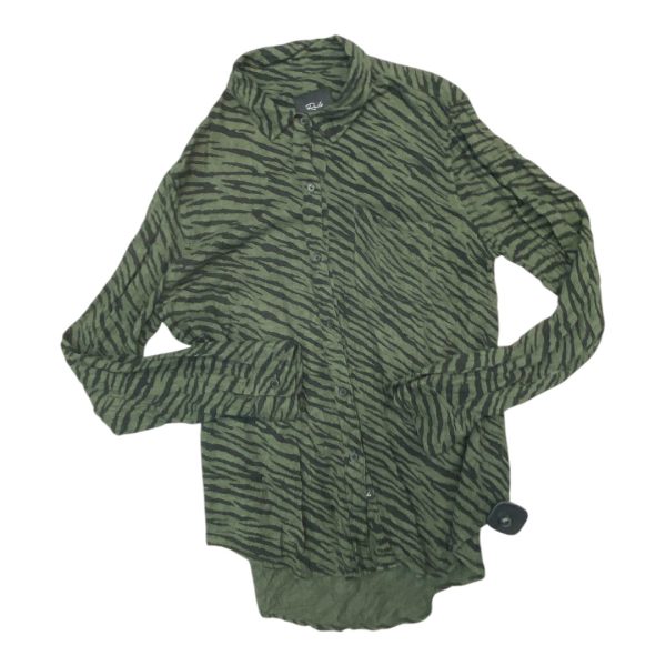 Top Long Sleeve By Rails In Green, Size: M For Sale