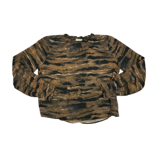 Top Long Sleeve By Cloth & Stone In Brown, Size: S Hot on Sale