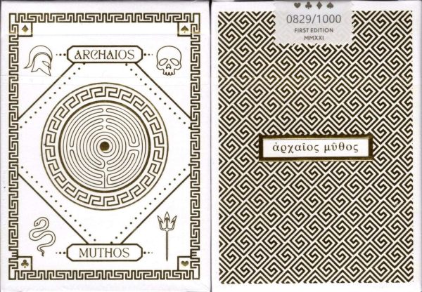 Archaios Muthos White Playing Cards For Discount