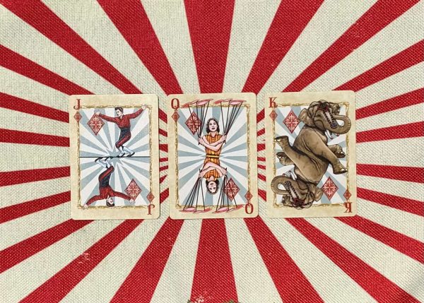 Circus Bicycle Stripper Playing Cards For Sale - Image 4